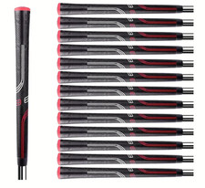 NEW CP2 Pro Control Core Style Golf Grips - 13 Grip Set - 3 Sizes - Black/Red
