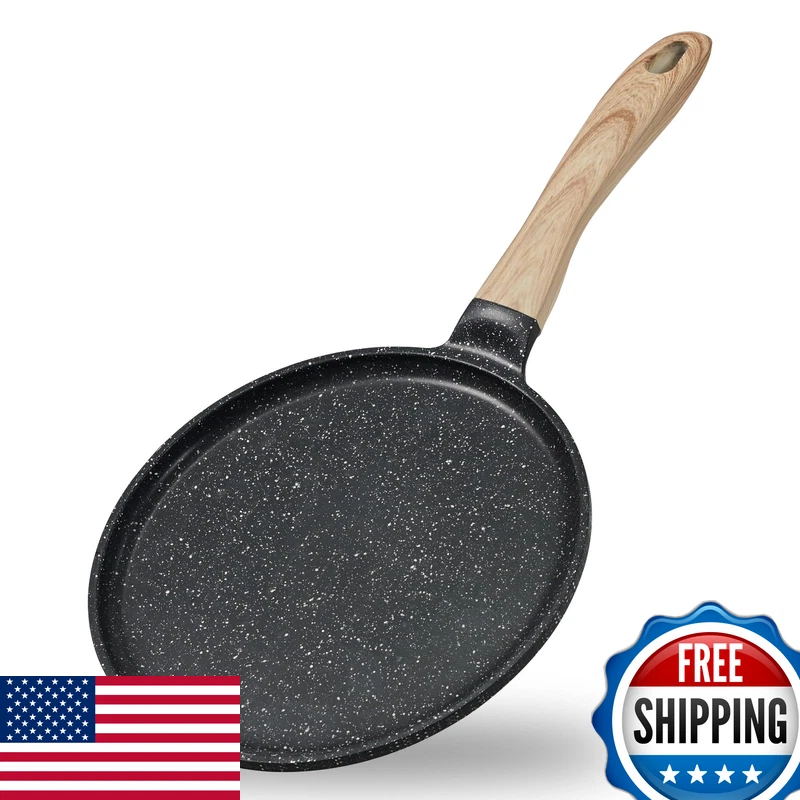 Jeetee Crepe Pan Nonstick 11 Inch Comales Para Tortillas Griddle Pan For Stove