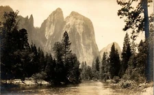 El Capitan, Yosemite National Park, California RPPC (1900s)