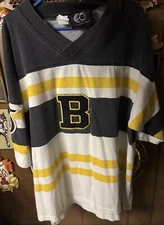Vintage XL Boston Bruins Apex One NHL 75th Anniversary Jersey 90s Limited Shirt