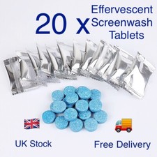 20 x TABLETKI PŁYNNE DO SPRYSKIWACZY SZYBY PRZEDNIEJ, Doskonały produkt, Ekologiczne ✅