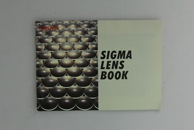 Broschüre Sigma lens book (12031811)