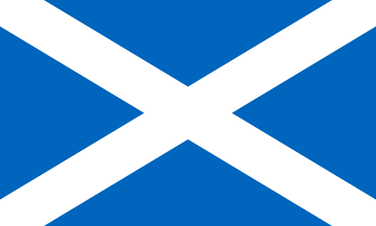 Flag of Scotland - St Andrew's Cross - 150cm x 90cm (5'x3') Flag