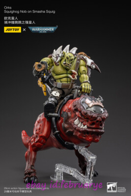 Joytoy 1/18 Orks Squighog Nob On Smasha Squig Action Figure In
