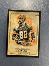 2019 Parkside Major Lacrosse League MLL Fabled card ZACK GREER