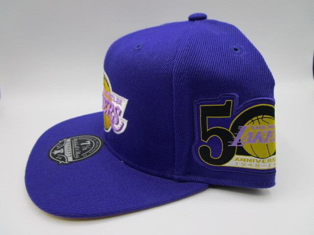 Mitchell & Ness Los Angeles Lakers 50th Anniversary 7 1/2 Dynasty
