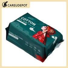 60Pcs Disposable Face Towel Tissue Set Wet and Dry Dual-use White 7.87''x5.91''