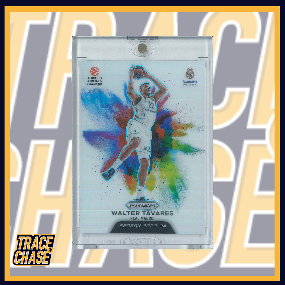 2023-24 Panini Prizm Euroleague Basketball Walter Tavares Color Blast #8 SSP!