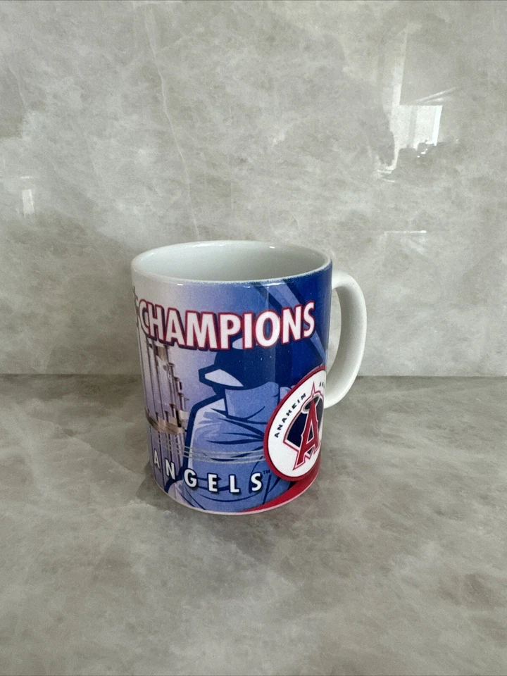 Caneca de café Anaheim Angels MLB 2002 World Series Champions cerâmica caçador em perfeito estado - Imagem 2 de 4