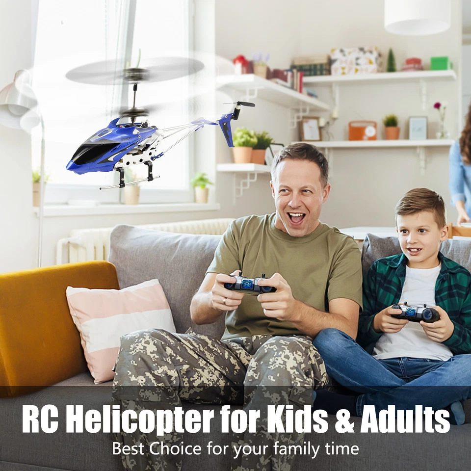 Syma S107G RC Helicopter with Gyro Remote Control Helicopter Drone for Kids - Image 2 of 4