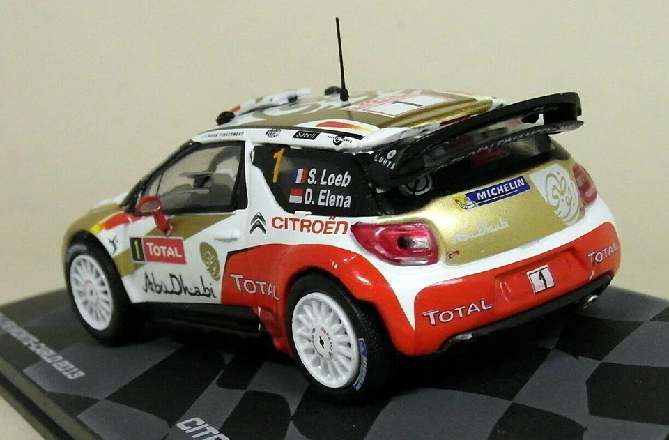Coche modelo diecast Altaya escala 1/43 Citroen DS3 WRC Rally Monte Carlo 2013 Foto 2 de 4