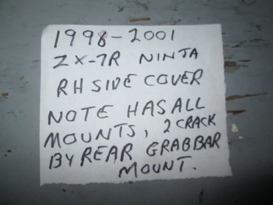 Cubierta lateral derecha Kawasaki ZX-7R Ninja, 1996 - 2001, 36001-1558 Foto 4 de 4
