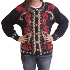 Vintage The Eagles Eye Classic Hand Knit granny core classic