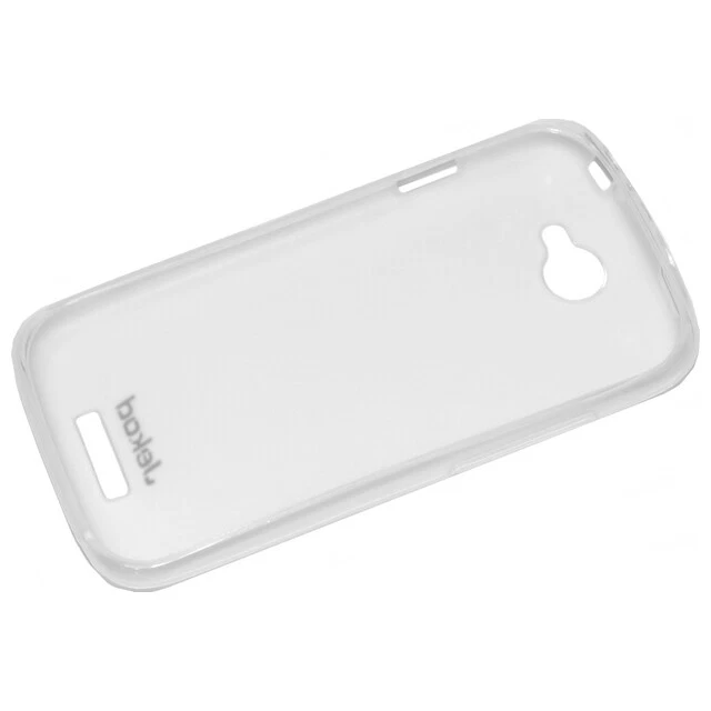 CUSTODIA JEKOD ORIGINALE TPU-CASE COVER SILICONE HTC ONE S BIANCA WHITE - Immagine 3 di 4