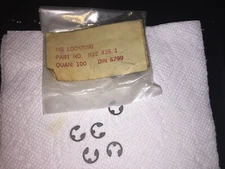 Porsche 356C, 911, 912, and 914 5 mm Circlip N.012.435.1 