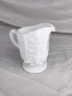 Vintage Westmoreland Milk Glass Pitcher - Cream Pitcher- Paneled Grape -5" Tall