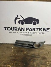 VOLKSWAGEN TOURAN 1T Front Left Bumper Grille With Fog Hole Genuine 2006-2010