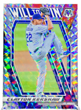 2021 Panini Mosaic Clayton Kershaw Will To Win Silver Prizm #WTW5 Dodgers A18