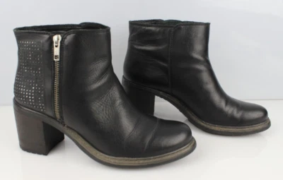 MINELLI Bottines cuir noir T 40 Très bon état - Photo 1/4