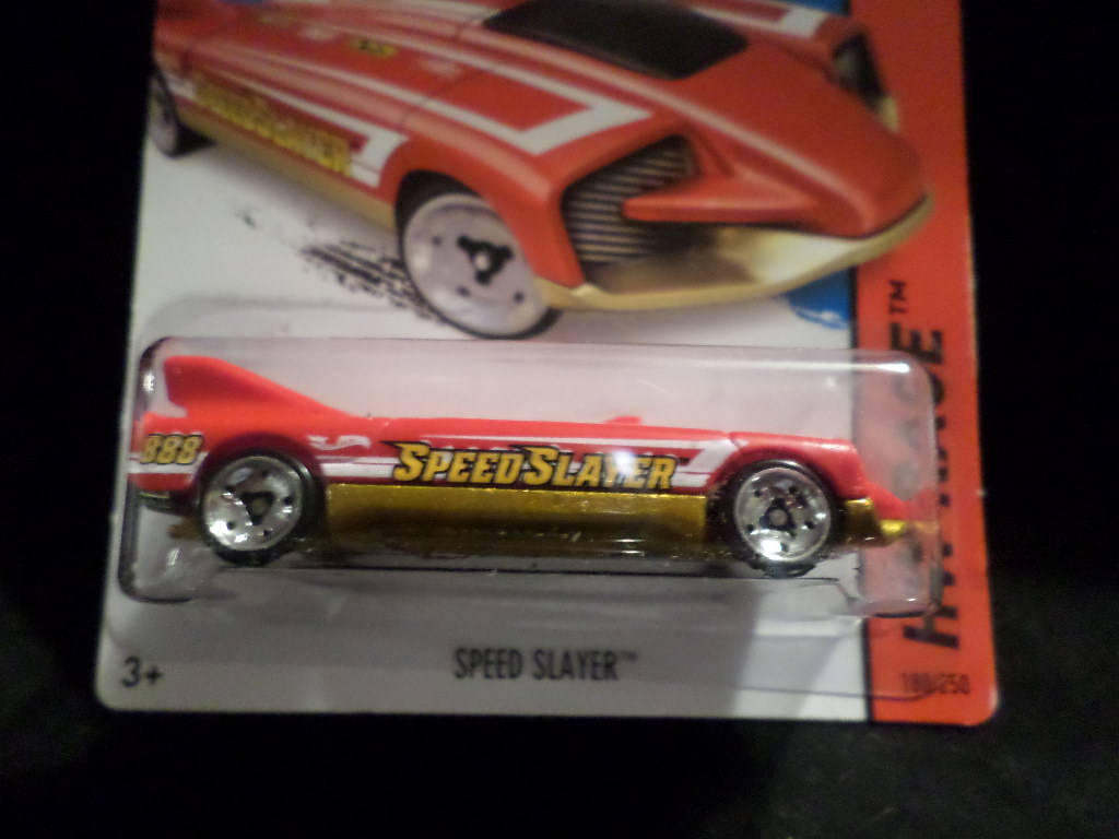 HW HOT WHEELS 2015 HW RACE #180/250 SPEED SLAYER  HOTWHEELS RED/GOLD VHTF