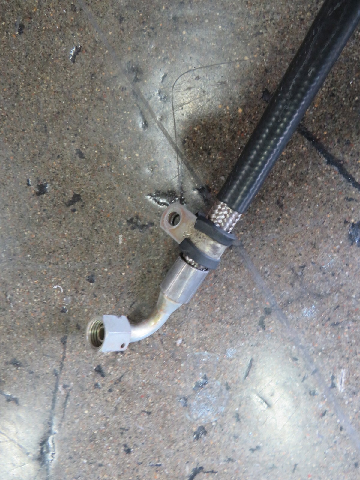 Ferrari 575, LH, Left, Fuel Line to Fuel Rail, Used, P/N 184618