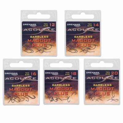 Drennan Acolyte Maggot Plus Micro Barbless Hook