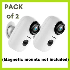 2PCS ZUMIMALL Wireless In/Outdoor  Security Camera 1080P Wifi Night Vision Cam
