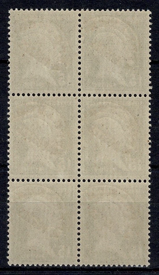 FRANCIA YVERT PREOBLITERE 65 " PRECANCELADO LOUIS PASTEUR 15c BLOQUE DE 6" MNH VF Y225 Foto 2 de 2