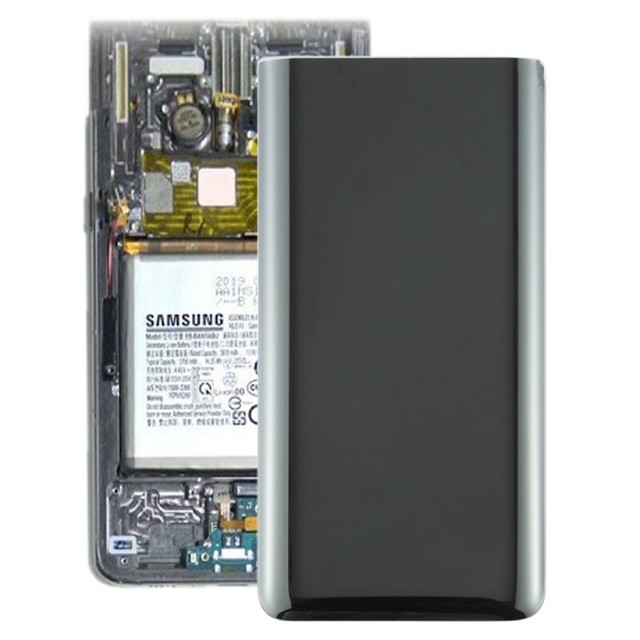 ORIGINAL BACK COVER SAMSUNG GALAXY A80 SM-A805 REAR AKKUDECKEL ACHTERKANT BLACK ORIGINAL BACK COVER SAMSUNG GALAXY A80 SM-A805 REAR AKKUDECKEL ACHTERKANT BLACK