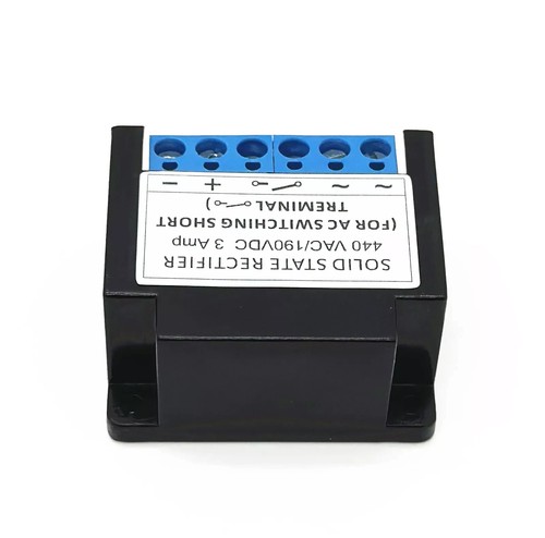 1PC NEW Solid State Rectifier 440 VAC/DC190VDC 3AMP FOR SWITCHING SHORT TERMINAL - Picture 4 of 7