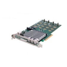   Supermicro AOC-SHG3-4M2P PCIe3.0x8 carrier card for up to four NVMe M.2 SSDs
