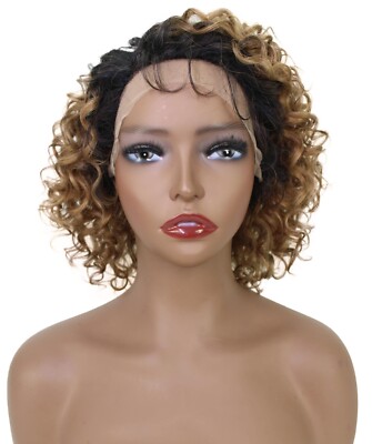 LUXLUXE Lanelle lockiger kieferlanger Schnitt 11 Zoll langer Seitenteil Perücke, BLH-0007-OT30