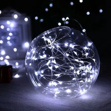  Solar LED String Lights 100 Copper Wire 33ft Waterproof Outdoor Fairy LED Decor