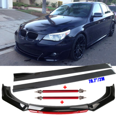 Spoilerschwert Frontspoiler Spoilerlippe + Sideskirts Für 5er E60 E61 M-Paket