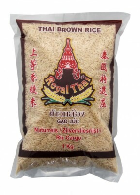 [ 1kg ] ROYAL THAI Naturreis AAA / Thai Brown Rice ( brauner Reis )