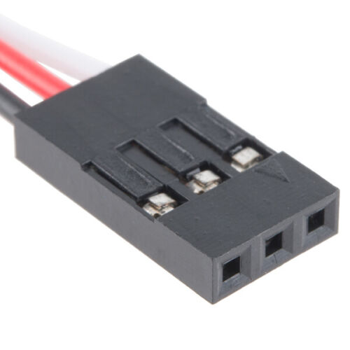 [ SparkFun PRT-13164 ] Jumper Wire - 0.1", 3-pin, 6" (Black, Red, White) - Afbeelding 1 van 1