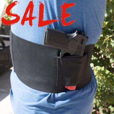 Hidden Belt Belly Band Holster Tactical Concealed Carry Hand Gun