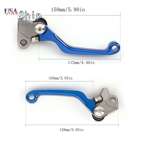 Motorrad Bremskabelklemme – Aus Aluminium, Blau | Für YZ125/250, YZ250F/450F U.a. | CNC-gefräst