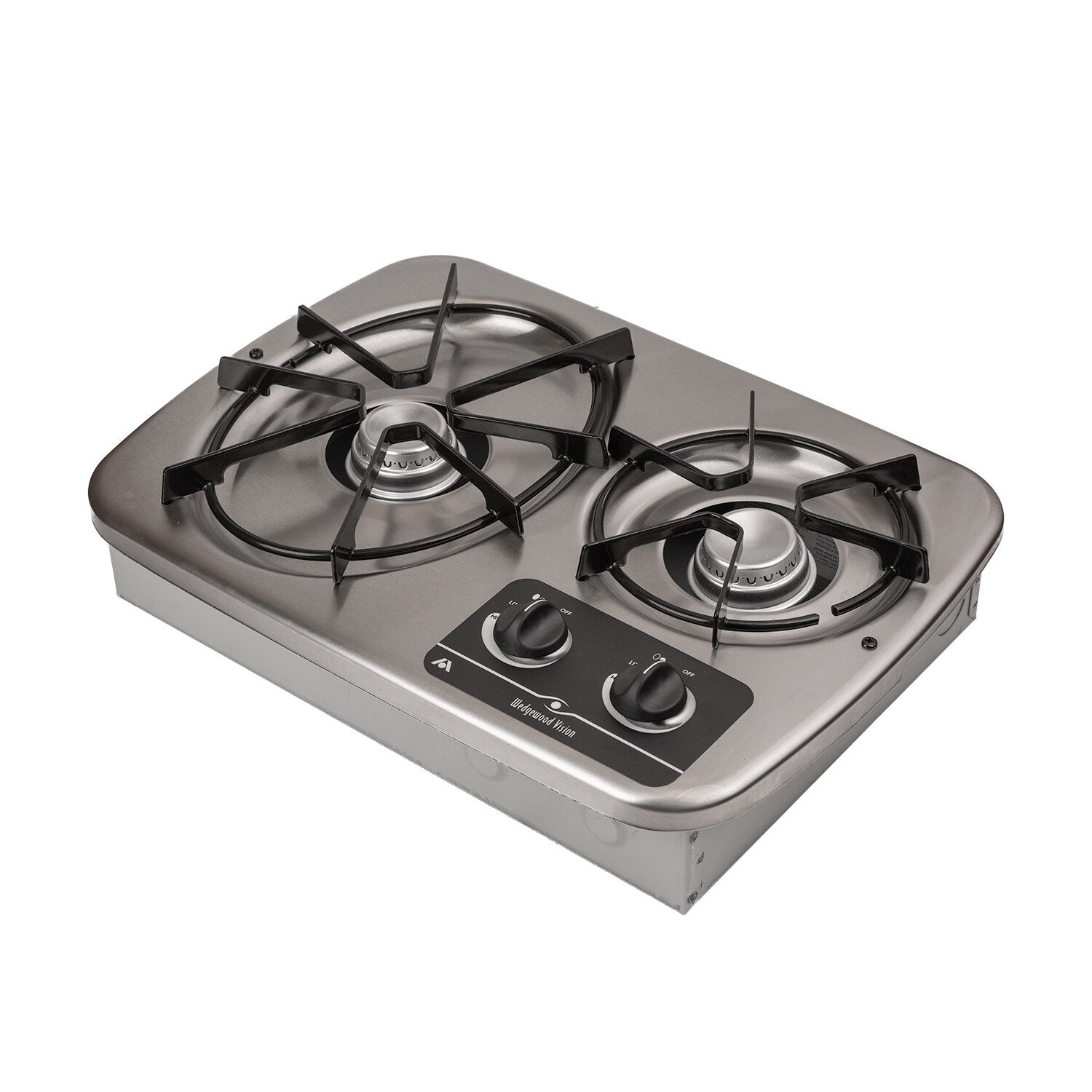 Atwood DV20S Stainless 2Burner Drop In Cooktop, Trailer Camper RV