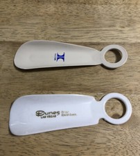 Vintage Lot of 2 Las Vegas Souvenir Plastic Shoe Horns - Hilton Hotel  Dunes