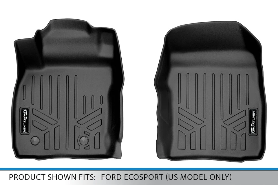 SMARTLINER Custom Fit Floor Mats 1st Row Liner 2018-2021 Ford EcoSport US Model Foto 4 de 4