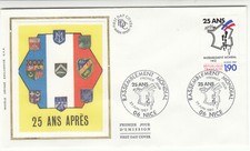 1987*ENVELOPPE SOIE*FDC 1°JOUR!!**RASSEMBLEMENT DES PIEDS NOIRS**TIMBRE Y/T 2481