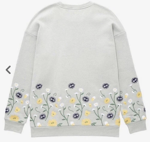 XL Our Universe My Neighbor Totoro Forest Spirits Embroidered Crewneck