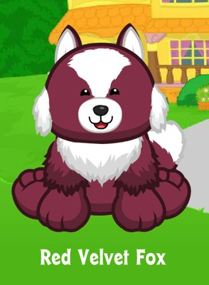 webkinz red velvet fox