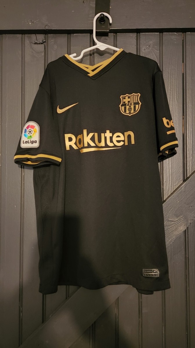 MESSI BUNDLE Authentic Gold/Black Barcelona Jersey (youth XL