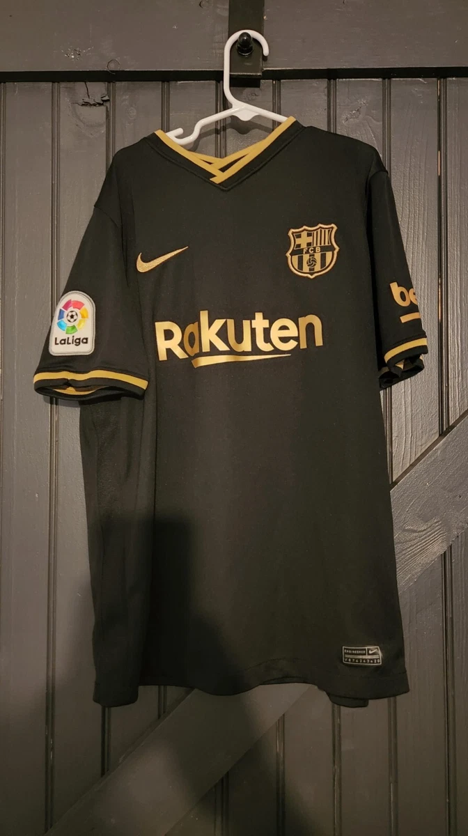 MESSI BUNDLE Authentic Gold/Black Barcelona Jersey (youth XL) &  cleats (5y)