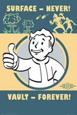 Fallout 4 - Gaming Poster / Print (Vault Boy / Vault-Tec - Vault Forever)