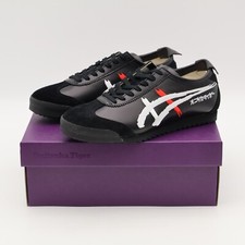 1182A188-001 Onitsuka Tiger NIPPON MADE Mexico 66 Deluxe Black White Women's 