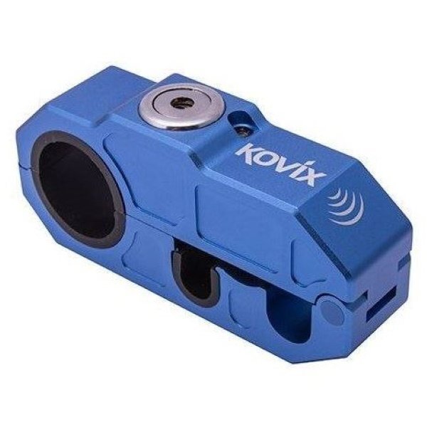 Kovix Brake Lever Lock Blue Motorcycle Security Alarm