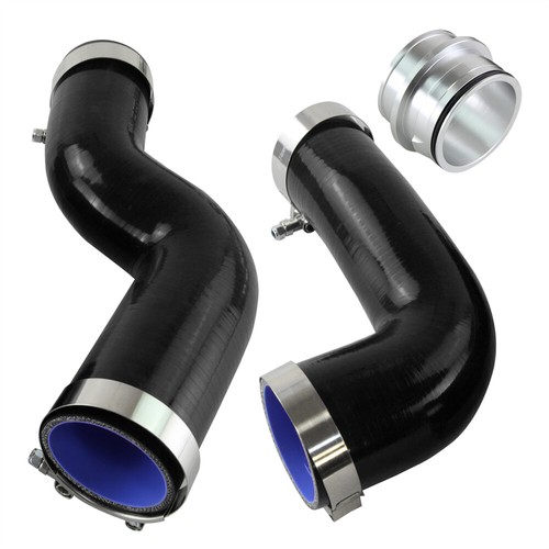 Silicone intercooler hoses for A3/S3 VW Golf GTI Jetta MK5 MK6 Passat 06-10 - Picture 1 of 8